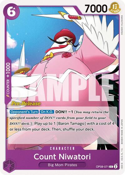 Count Niwatori - (OP08-071) - Two Legends Pre-Release Cards - (Common)