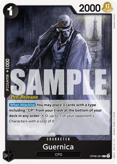 Guernica - (OP08-081) - Two Legends Pre-Release Cards - (Common)