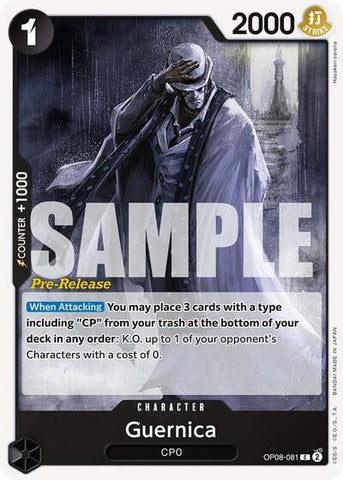 Guernica - (OP08-081) - Two Legends Pre-Release Cards - (Common)