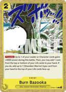 Burn Bazooka - (OP08-116) - Two Legends Pre-Release Cards - (Common)