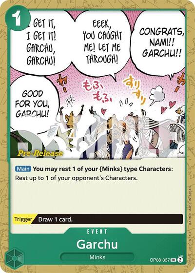 Garchu - (OP08-037) - Two Legends Pre-Release Cards - (Uncommon)