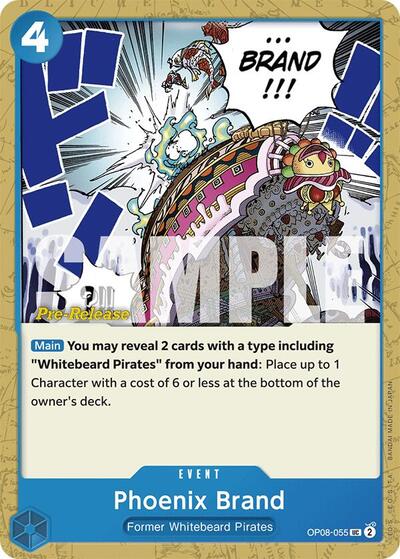 Phoenix Brand - (OP08-055) - Two Legends Pre-Release Cards - (Uncommon)
