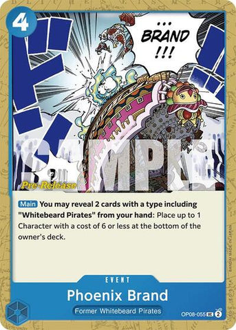 Phoenix Brand - (OP08-055) - Two Legends Pre-Release Cards - (Uncommon)