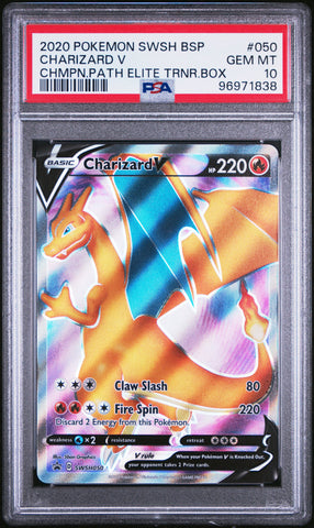 PSA 10 - Champions Path ETB Promo - Charizard V #050