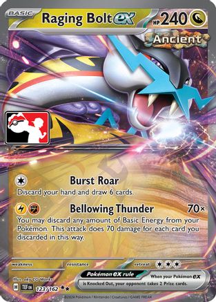 Raging Bolt ex (123/162) [Prize Pack Series Five]