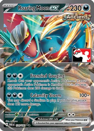 Roaring Moon ex (124/182) [Prize Pack Series Five]