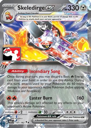 Skeledirge ex (137/182) [Prize Pack Series Five]