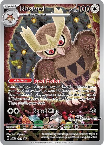Noctowl (Pokemon Center Exclusive) - (141) - SV: Scarlet & Violet Promo Cards - (Promo)