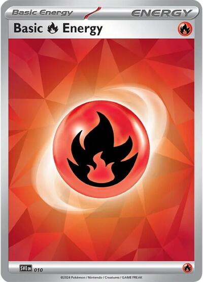 Basic Fire Energy - (010) - SVE: Scarlet & Violet Energies - (Common)