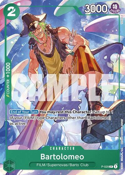 Bartolomeo - (P-029) - Starter Deck 16: GREEN Uta - (Promo)