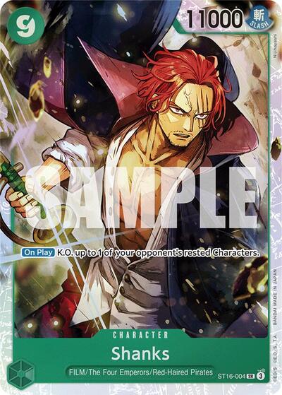 Shanks - (ST16-004) - Starter Deck 16: GREEN Uta - (Super Rare)