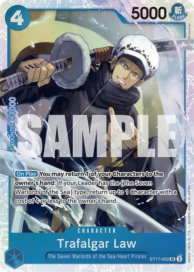 Trafalgar Law - (ST17-002) - Starter Deck 17: BLUE Donquixote Doflamingo - (Super Rare)