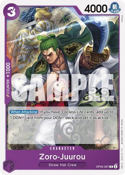 Zoro-Juurou - (OP05-067) - Starter Deck 18: PURPLE Monkey.D.Luffy - (Rare)