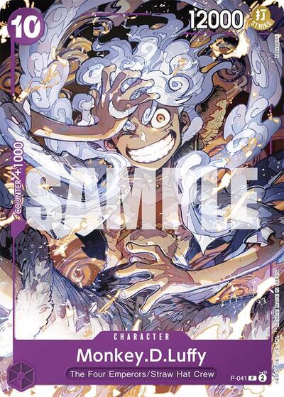 Monkey.D.Luffy - (P-041) - Starter Deck 18: PURPLE Monkey.D.Luffy - (Promo)