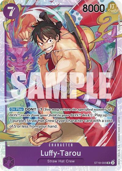 Luffy-Tarou - (ST18-005) - Starter Deck 18: PURPLE Monkey.D.Luffy - (Super Rare)