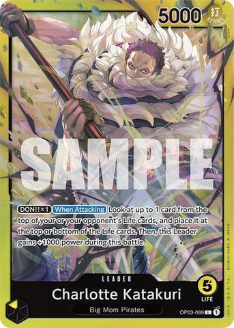 Charlotte Katakuri - (OP03-099) - Starter Deck 20: YELLOW Charlotte Katakuri - (Leader)