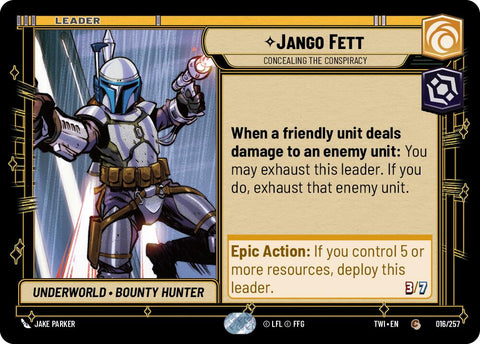 Jango Fett - Concealing the Conspiracy (016/257) (016/257) [Twilight of the Republic]