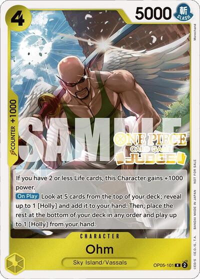 Ohm (Pack Vol. 4) - (OP05-101) - One Piece Promotion Cards - (Rare)