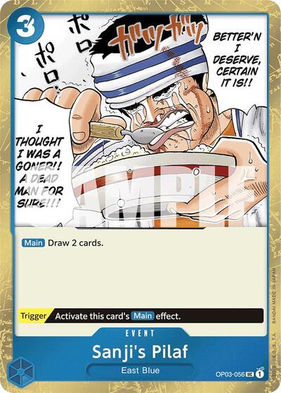 Sanji's Pilaf (Jolly Roger ) - (OP03-056) - Premium Booster -The Best- - (Uncommon)