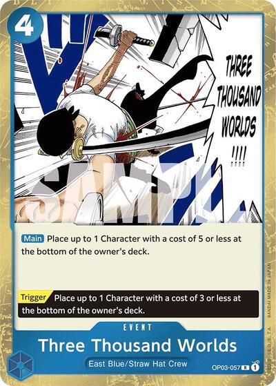 Three Thousand Worlds (Jolly Roger ) - (OP03-057) - Premium Booster -The Best- - (Rare)
