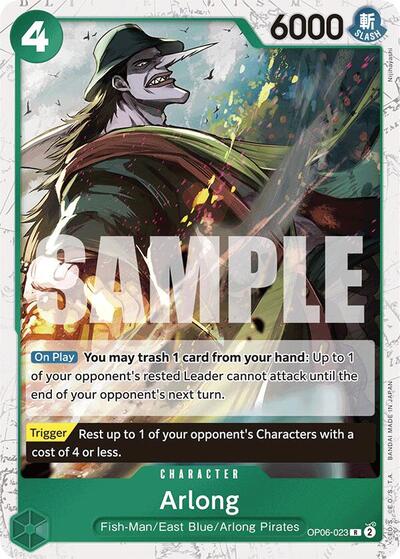 Arlong (Jolly Roger ) - (OP06-023) - Premium Booster -The Best- - (Rare)