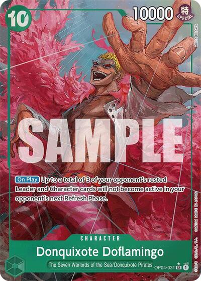 Donquixote Doflamingo - (OP04-031) - Premium Booster -The Best- (Super Rare)