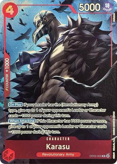 Karasu (Premium Card Collection -Best Selection Vol. 2-) - (OP05-005) - One Piece Promotion Cards - (Rare)