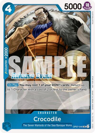 Crocodile (ST15 ST20 Release Event Pack) - (OP07-040) - One Piece Promotion Cards - (Uncommon)