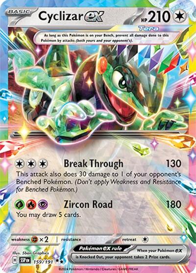 Cyclizar ex - (159/191) - SV08: Surging Sparks - (Double Rare)