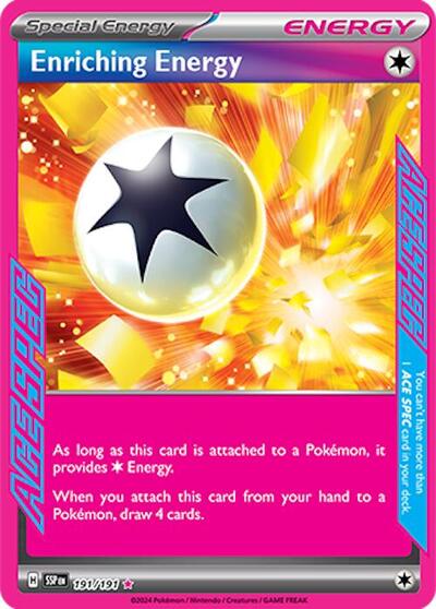 Enriching Energy - (191/191) - SV08: Surging Sparks - (ACE SPEC Rare)