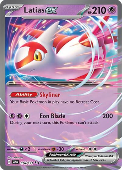 Latias ex - (076/191) - SV08: Surging Sparks - (Double Rare)