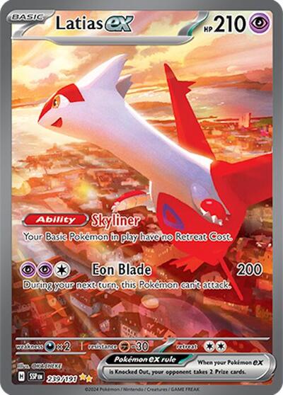 Latias ex - (239/191) - SV08: Surging Sparks - (Special Illustration Rare)