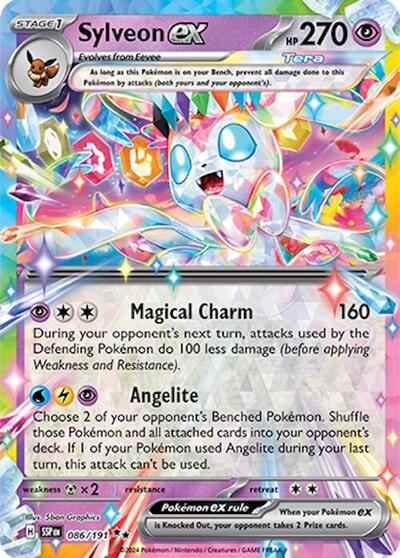 Sylveon ex - (086/191) - SV08: Surging Sparks - (Double Rare)