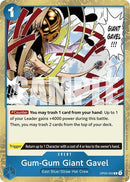 Gum-Gum Giant Gavel (Jolly Roger ) - (OP03-055) - Premium Booster -The Best- - (Common)