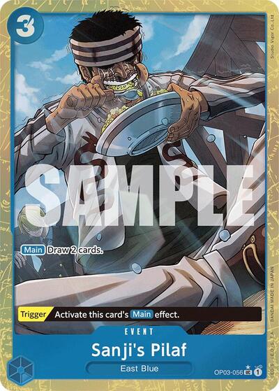 Sanji's Pilaf - (OP03-056) - Premium Booster -The Best-(Uncommon)