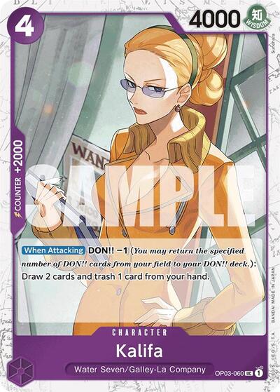 Kalifa (Jolly Roger ) - (OP03-060) - Premium Booster -The Best- - (Uncommon)