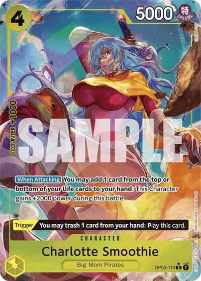 Charlotte Smoothie - (OP03-110) - Premium Booster -The Best-(Rare)