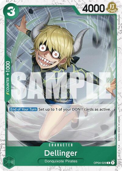 Dellinger (Jolly Roger ) - (OP04-029) - Premium Booster -The Best- - (Common)