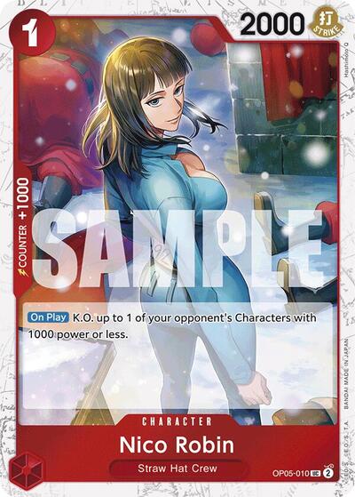Nico Robin (Jolly Roger ) - (OP05-010) - Premium Booster -The Best- - (Uncommon)