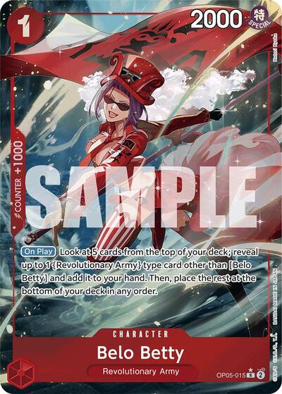 Belo Betty - (OP05-015) - Premium Booster -The Best-(Rare)