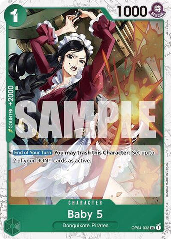 Baby 5 (Jolly Roger) - (OP04-032) - Premium Booster -The Best- (Uncommon)