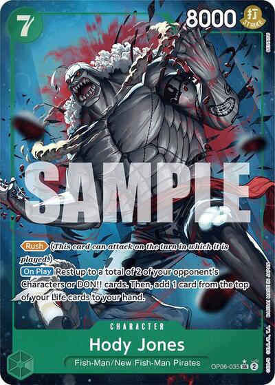 Hody Jones - (OP06-035) - Premium Booster -The Best-(Super Rare)