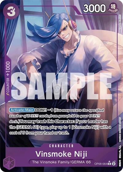 Vinsmoke Niji - (OP06-064) - Premium Booster -The Best- - (Common)