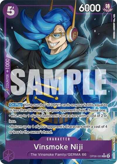 Vinsmoke Niji - (OP06-065) - Premium Booster -The Best-(Rare)