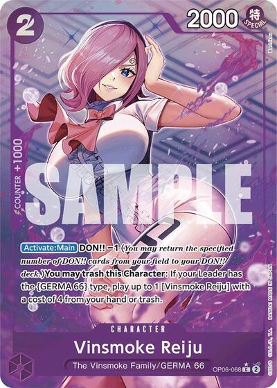 Vinsmoke Reiju - (OP06-068) - Premium Booster -The Best- - (Common)