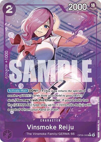 Vinsmoke Reiju - (OP06-068) - Premium Booster -The Best- (Common)