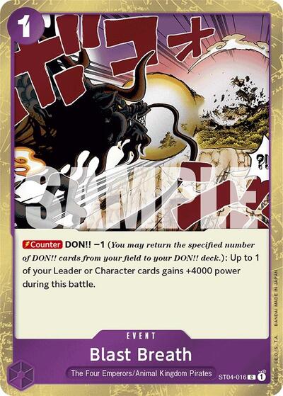 Blast Breath (Jolly Roger ) - (ST04-016) - Premium Booster -The Best- - (Common)