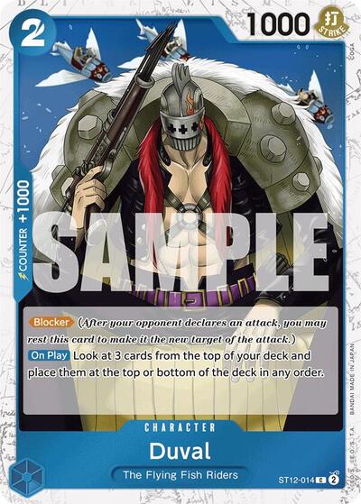 Duval (Jolly Roger) - (ST12-014) - Premium Booster -The Best- (Common)