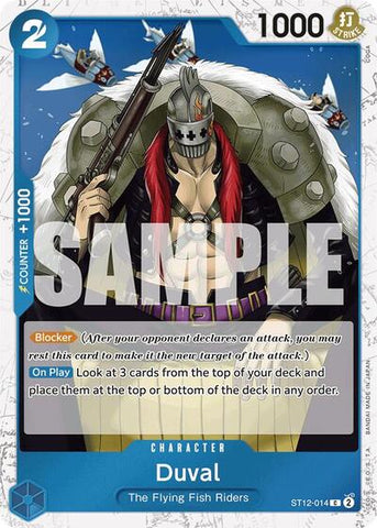 Duval (Jolly Roger) - (ST12-014) - Premium Booster -The Best- (Common)