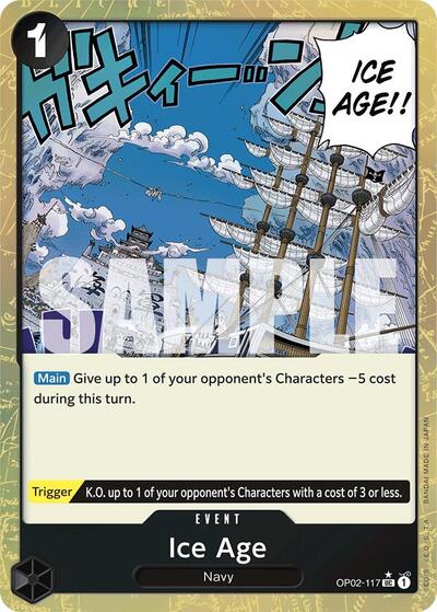 Ice Age (Textured ) - (OP02-117) - Premium Booster -The Best- - (Uncommon)
